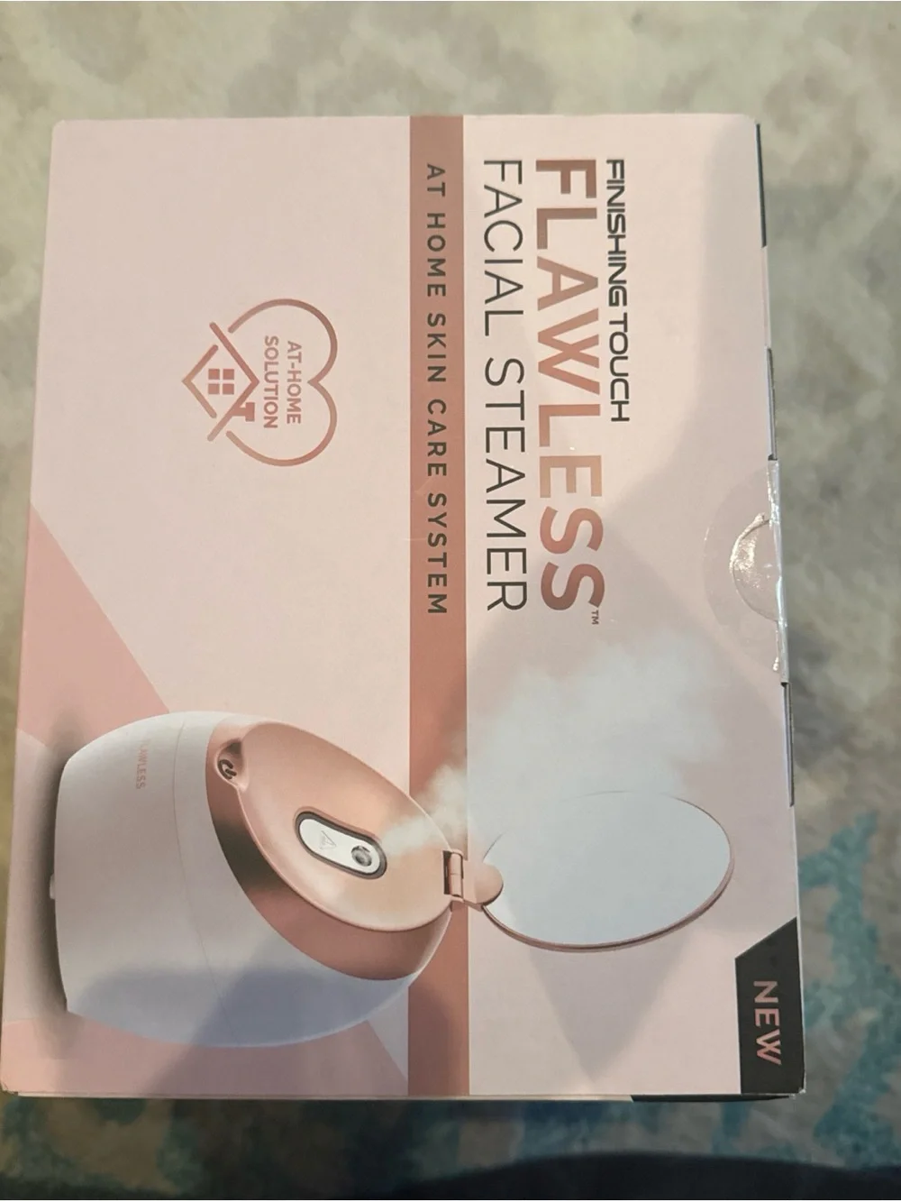 Flawless Facial Steamer - Pink/White